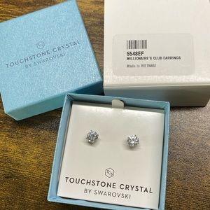 Touchstone Crystal Millionaire’s Club Earrings